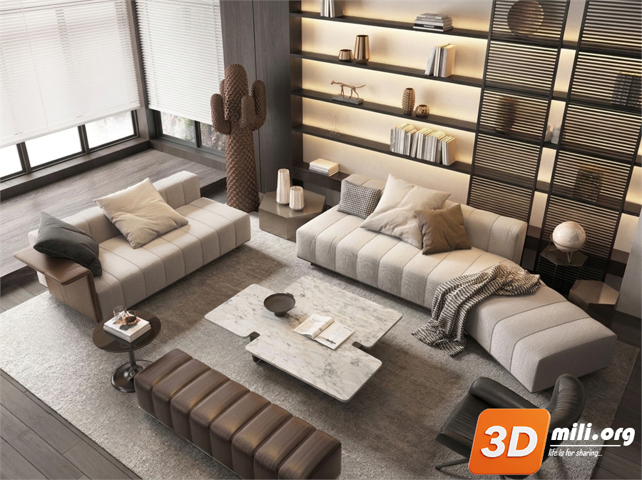 Sofa Minotti Skp Files 